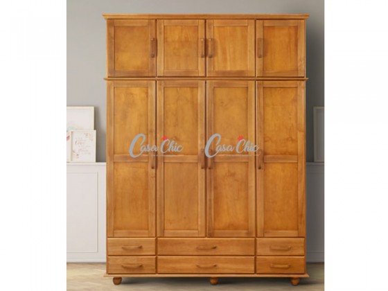 Guarda Roupa Armario Roupeiro 3D Moveis 3040 08 Portas 1.72 m